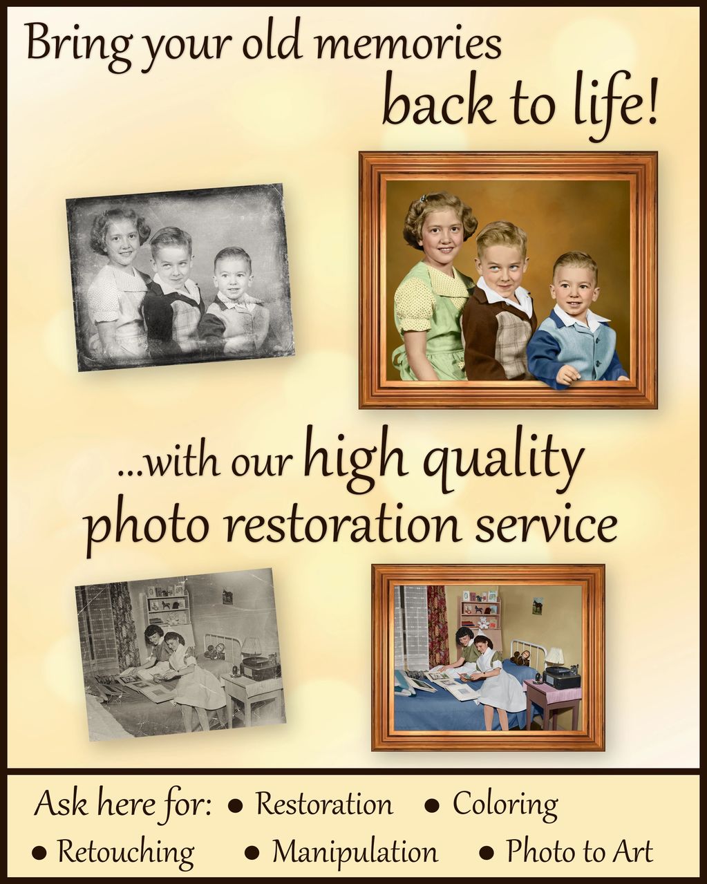 Sample Photo Restorations