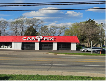 PICTURE OF THE CHANNEL LETTER SIGN INSTALLED AT CARFIX