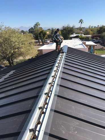 Metal Roof Install