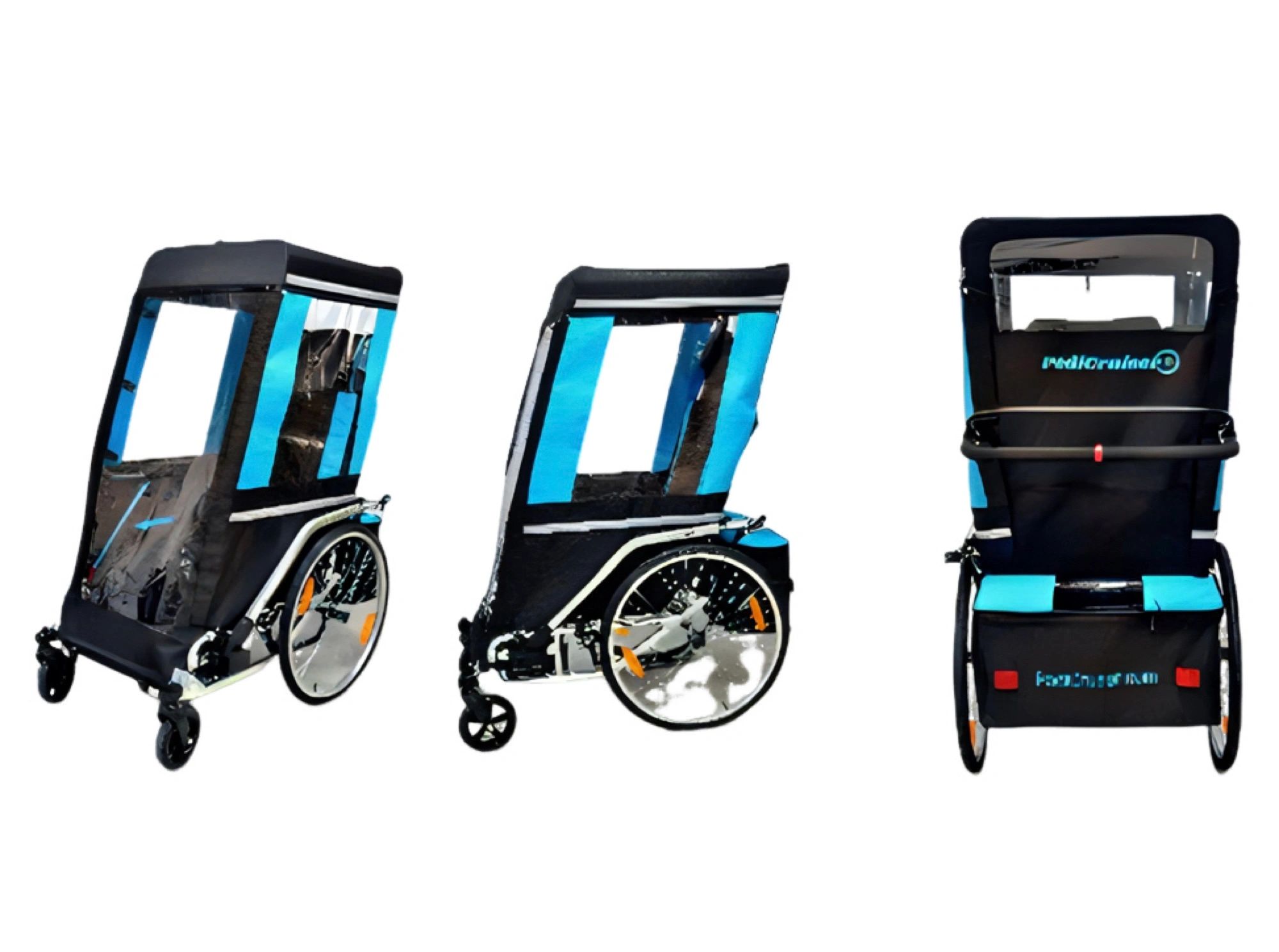 PediCruiser - adult Bike Trailer + adult Stroller Wheelchair