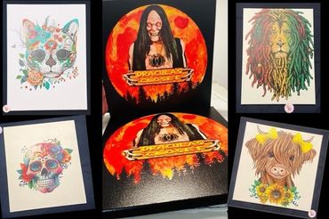 DTG Canvas Photo Prints in a variety of sizes!