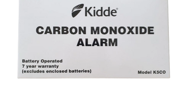 Carbon Monoxide card for decorative purposes, Checked by certified chimney sweep.