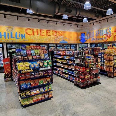 Wide variety of snacks and drinks at SunStop Convenience Stores