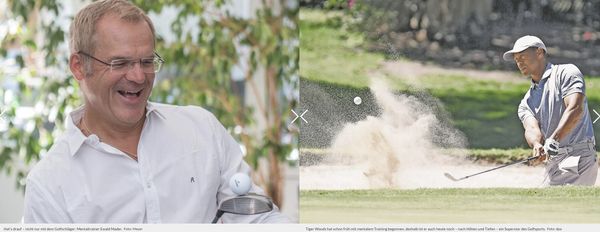 Mentaltrainer Berlin verbessert Golf Handicap durch chippen am GC Stolpe und Golfclub Pforzheim