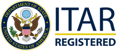 ITAR registration logo representing compliance for U.S. defense and high-reliability manufacturing.