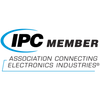 IPC certification logo representing standards compliance in PCB and electronic manufacturing.