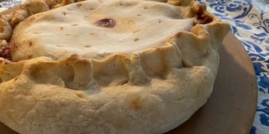a tart of gooseberries