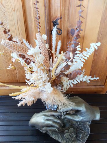 Dried flowers, Pampas Grass and Eucalyptus
