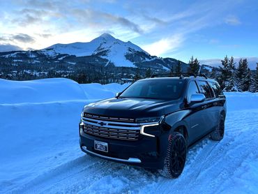 Treasure State Limo, Luxury Limousine SUV,  Bozeman Airport Transportation to Big Sky MT