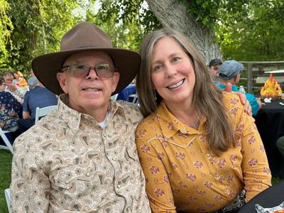 Dr. Ward and his wife