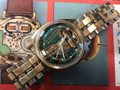 Accutron repair, Spaceview repair, Accutron service, accutrons for sale, old father time, Accutron A