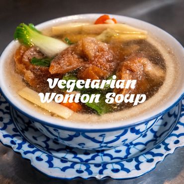 Vegetarian Wonton Soup