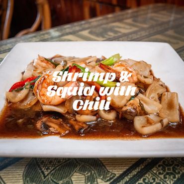 Shrimp & Squid with Chili