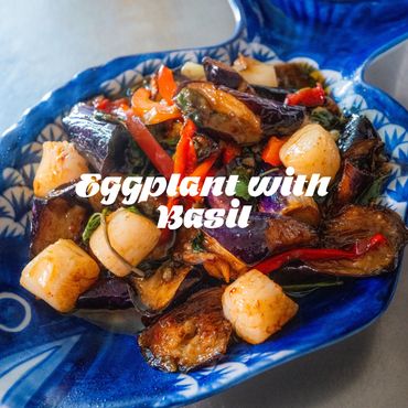 Eggplant with Basil