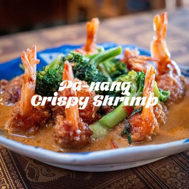 Pa-nang Crispy Shrimp