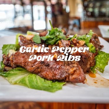 Garlic Pepper Pork Ribs