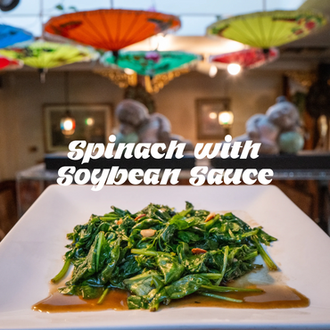 Spinach with Soybean Sauce