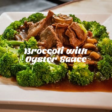 Broccoli with Oyster Sauce