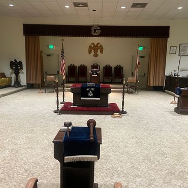 Looking east inside of our lodge!