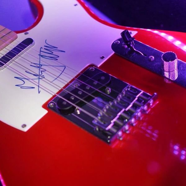 Mick Jagger's Autographed Fender