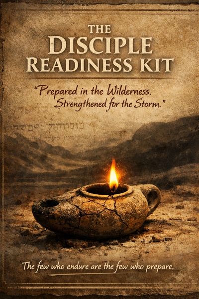 The Disciple Readiness Kit with an ancient oil lamp burning bright.