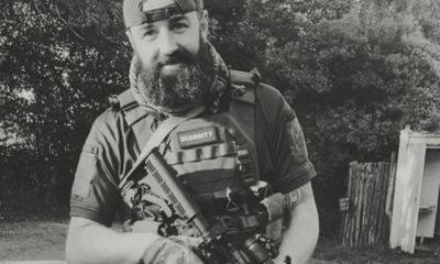 A Close Protection Operative in a hostile environment