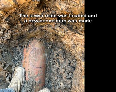 New Richmond Ohio sewer line tap