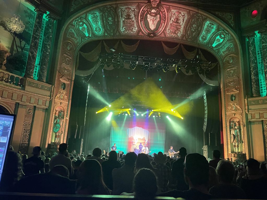 Ryan Hurd Live at the Fillmore Theater in Detroit. Lighting by Dem Beams.