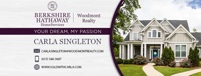 Nashville, TN Carla Singleton Realtor Berkshire Hathaway HomeServices soldwithcarla Real Estate Home