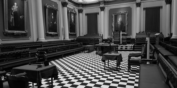 The Lodge room for the Grand Lodge of Ireland