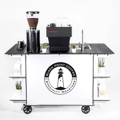 Espressos and Lattes Mobile Coffee Cart