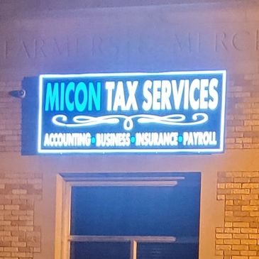 Micon Tax Services  101 South Main Street, Ferris, TX. 75125. 469-577-1369