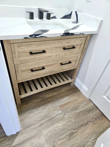 Bathroom Remodeling with modern contemporary powder room