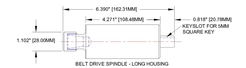 Finley Spindles; 50m spindles; belt driven spindle; Servo Spindle;