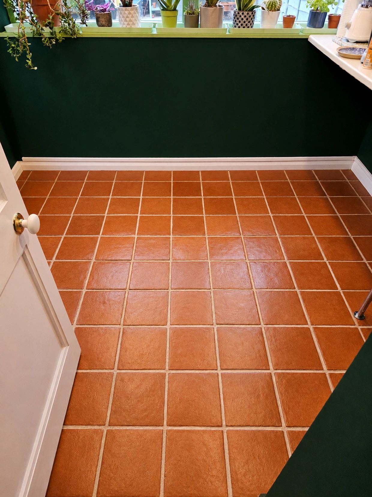 Professional clay tile restoration in London. Specialist clay tile cleaning, sealing and restoration