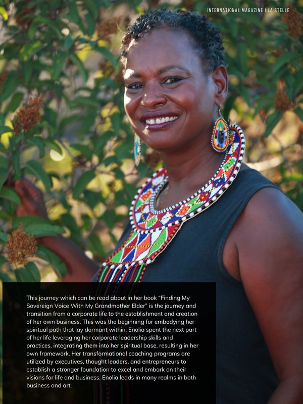 Enolia, Grandmother, Elder, Dr , Author - Written Works 
https://enolia.live/written-works