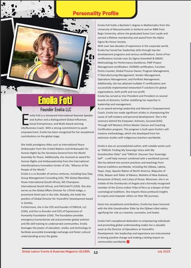 Enolia, Grandmother, Elder, Dr , Author - Written Works 
https://enolia.live/written-works