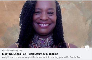 Enolia, Grandmother, Elder, Dr , Author - Written Works 
https://enolia.live/written-works