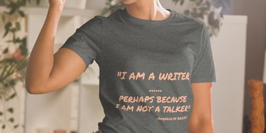 "I AM A WRITER," T-Shirt
