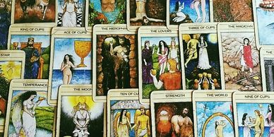 Mythic Tarot Cards for a psychometry tarot reading psychic readings and tarot readings. 