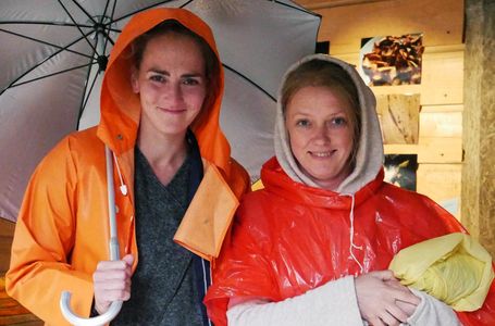 SERDE director and adminstrator on the night of the iron forging. Photo by Kati Hyyppä.