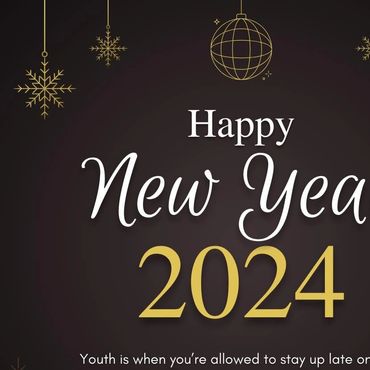 New Years 2024 sign