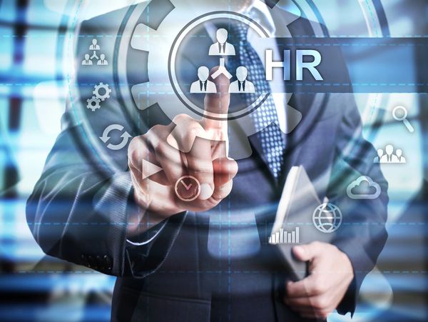 image shows abstract image of HR department