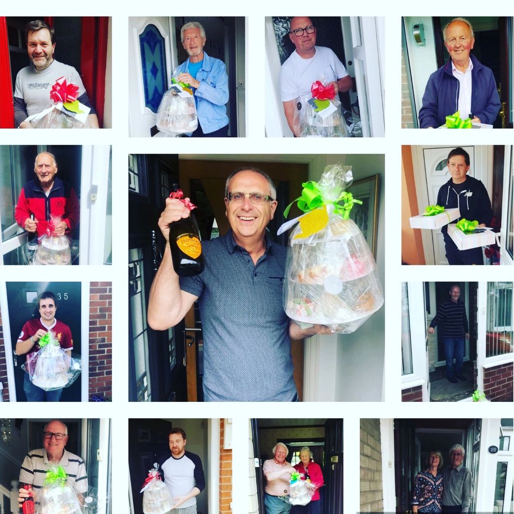 Lots of happy faces in 2020 receiving their Afternoon Tea deliveries!