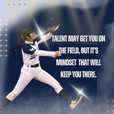 Talent may get you on the field, but it's mindset that will keep you there! 🌟