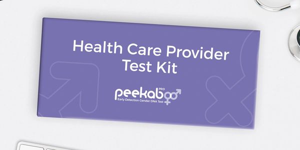 PEEKABOO PRO KIT OFFERED AT RCDA TESTING. Early gender detection test. Health Care provider test