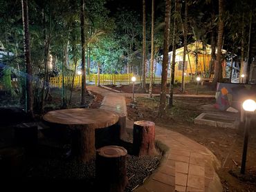 Bandipur Jungle resort garden area