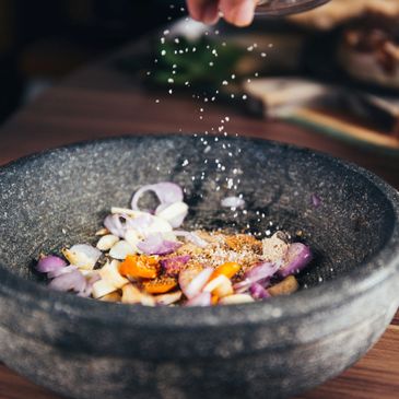 Freshly made food in Mudumalai Resort in Mudumalai Tiger Reserve