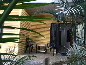 Cottage with balcony
