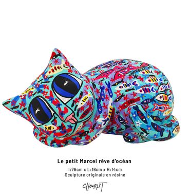 Marcel-le-Chat sculpture de l'artiste Céline Chourlet